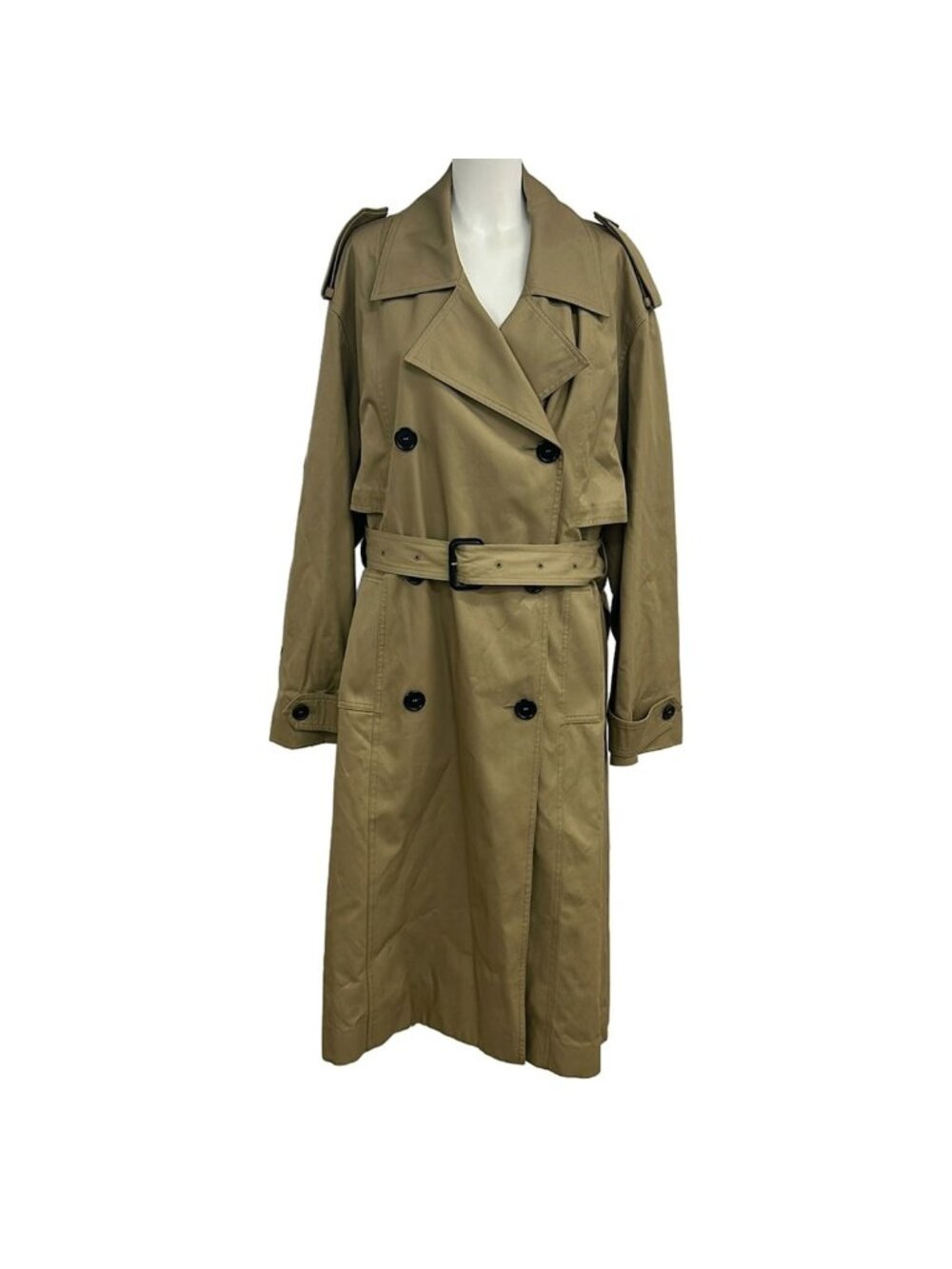 Saint Laurent Paris Trench Coat Beige